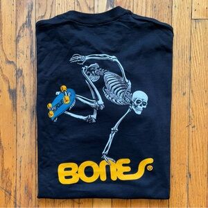 Bones Powell Peralta Skateboarding Skeleton T-Shirt